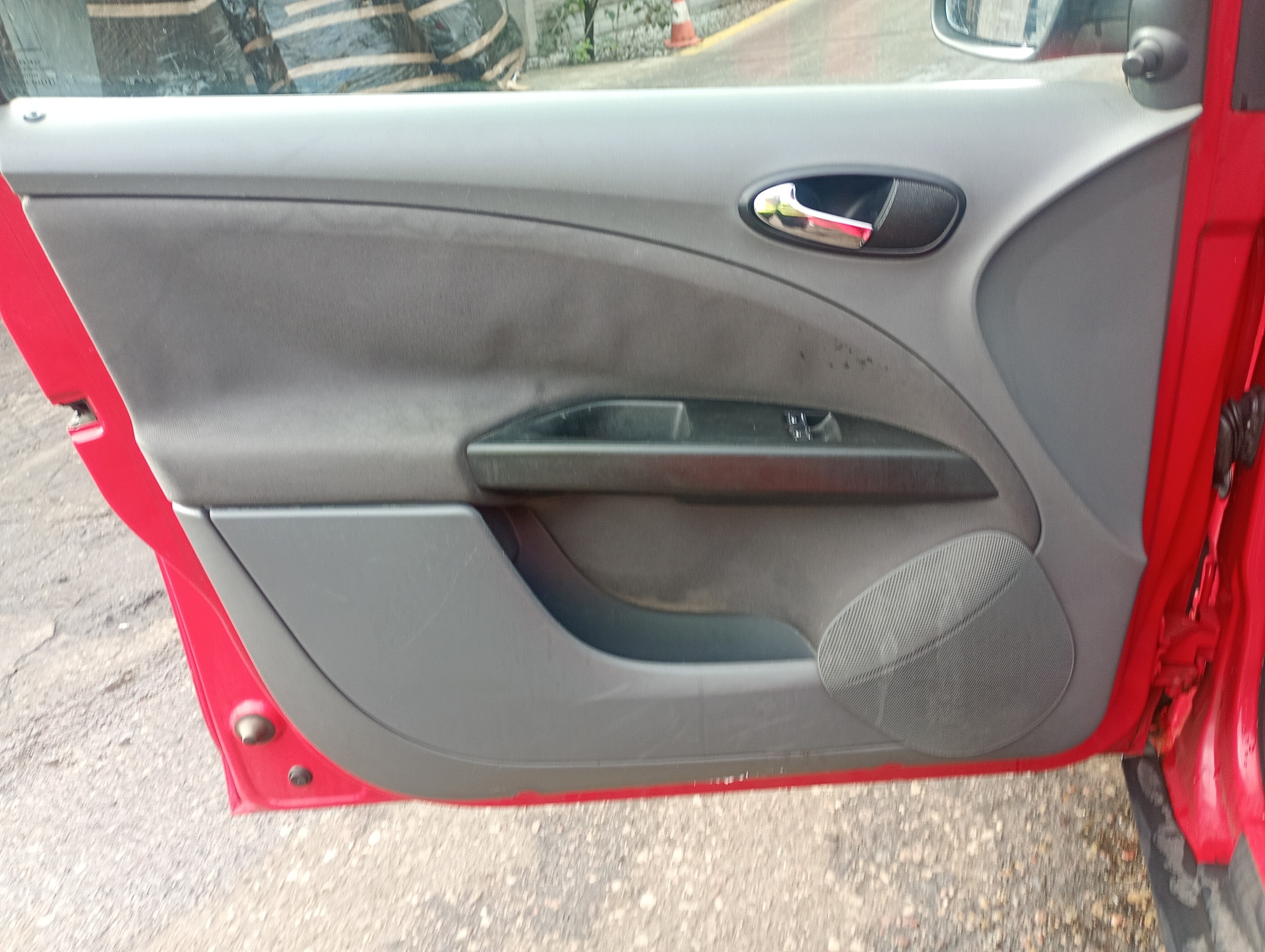mechanism of the lowering window regulator left front Seat Toledo 3 III 04-09