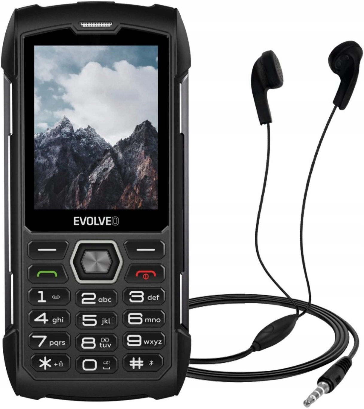 Evolveo StrongPhone H1, 2,8" vodotěsný odolný/2xSIM/2px/micro SDHC/5000mAh/