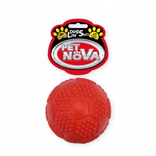 

Petnova piłka Futbolowa 7cm czerwona waniliowa