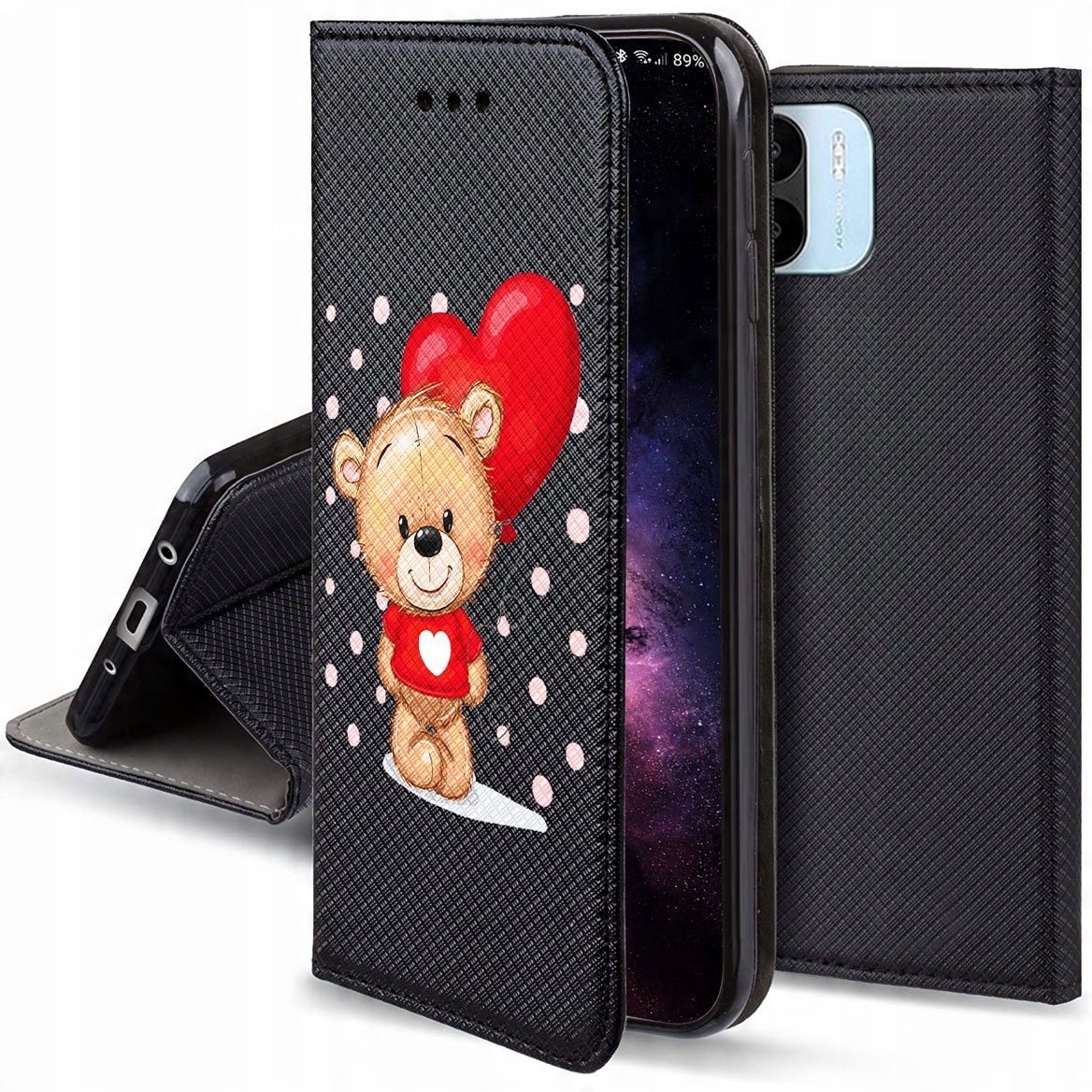 

Etui Magnet Miś Case do Xiaomi Redmi A1 Szkło