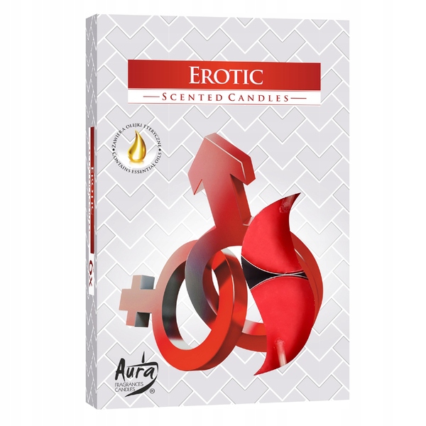 

Podgrzewacze Zapachowe Nastrojowe Erotic 4H 6szt