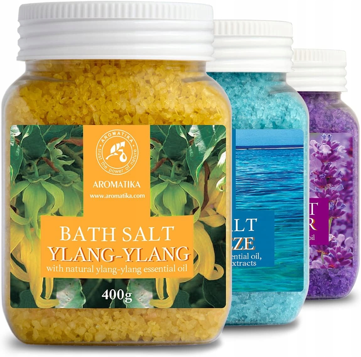 Soli Do Koupele Sada 3 Ks Spa Relax No Stress Přírodní koupel 100%