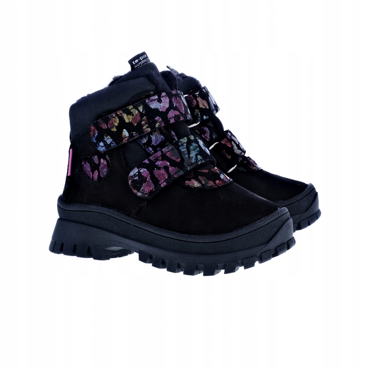 Mazurek 1360 buty zimowe Te-por Czarny MIX Kolor 26