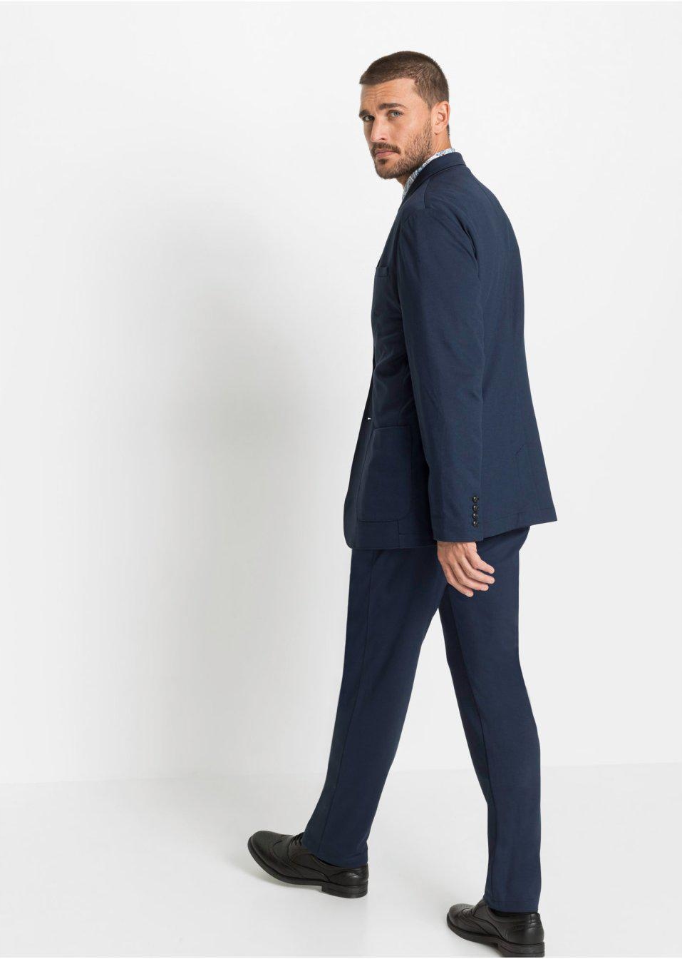 GARNITUR MĘSKI 2 CZĘSCIOWY BONPRIX 52 Fason regular