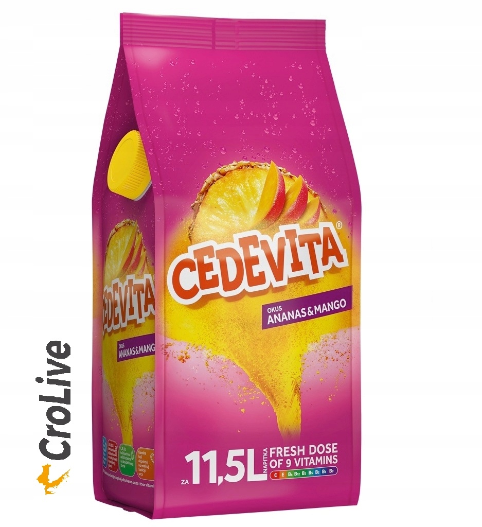 ananas Cedevita ananas & mango. Opakowanie 900g. (3850322016626