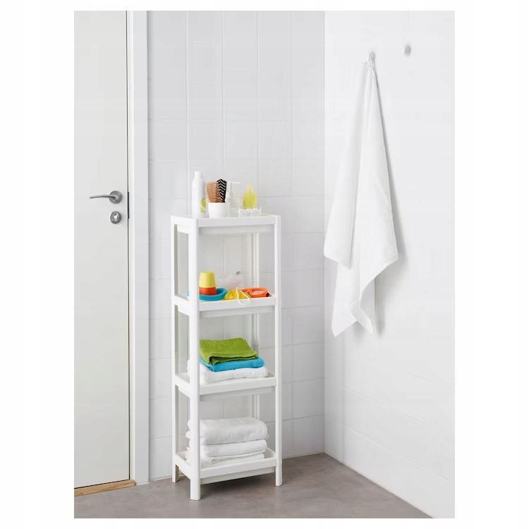 

Regał Łazienkowy Biały Vesken 37x23x101 Ikea