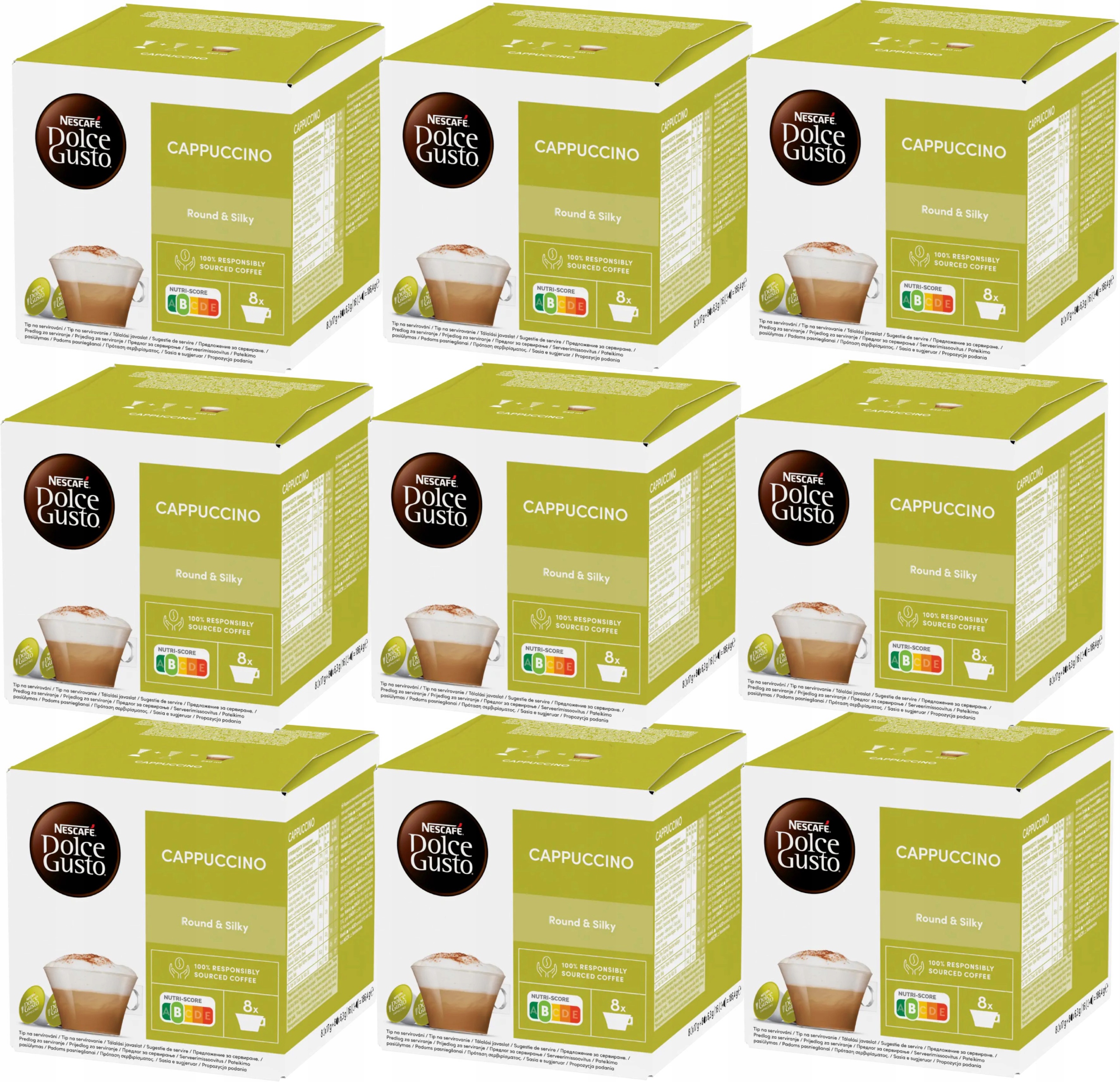 Kapsle Nescafe Dolce Gusto Cappuccino 9x16 kusů