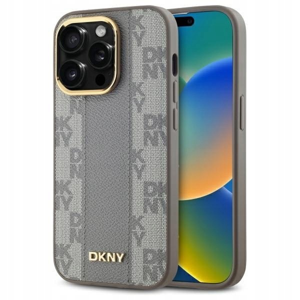 Dkny DKHMP14LPCPVSLE iPhone 14 Pro6.1" beżowy/beige hardcase Leather C