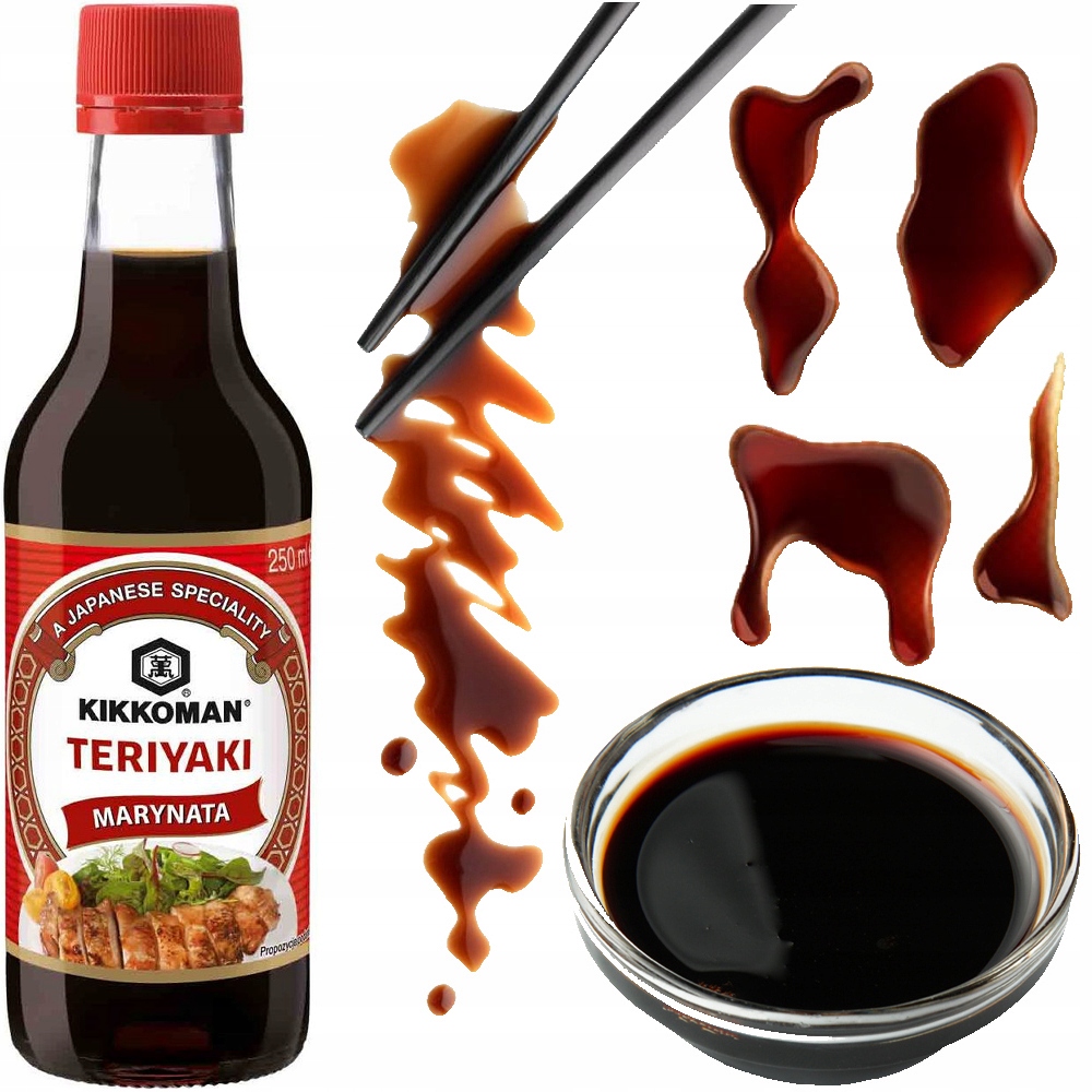 

Sos Marynata Teriyaki Japoński Kikkoman 250ml