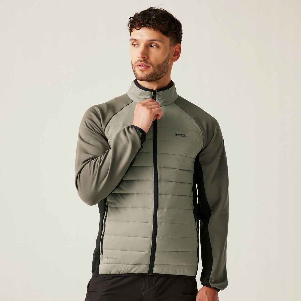 Pánská hybridní bunda Regatta Clumber IV béžová/černá L