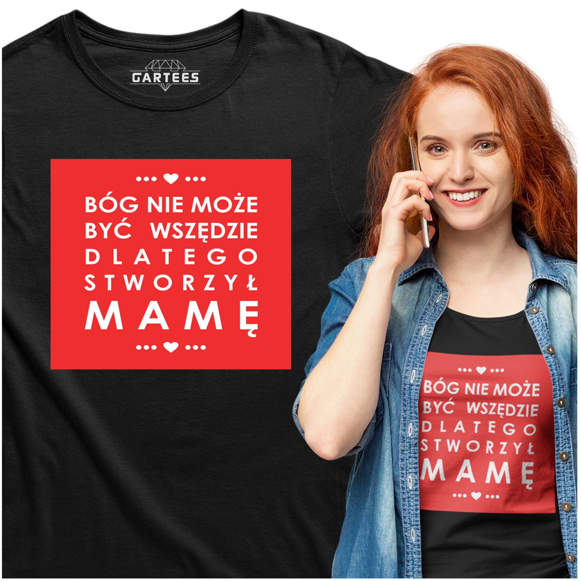 

T-shirt Damski Boska Mama Na Dzień Kobiet