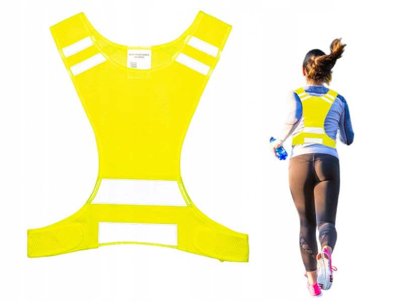 

Kamizelka Odblaskowa Narzutka Szelki Odblaskowe V