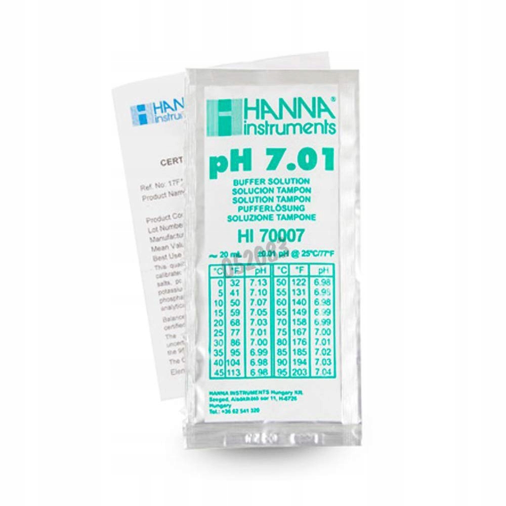 Levně Hanna Instruments HI-70007P7P kalibrační roztok, 25 sáčků 20 ml