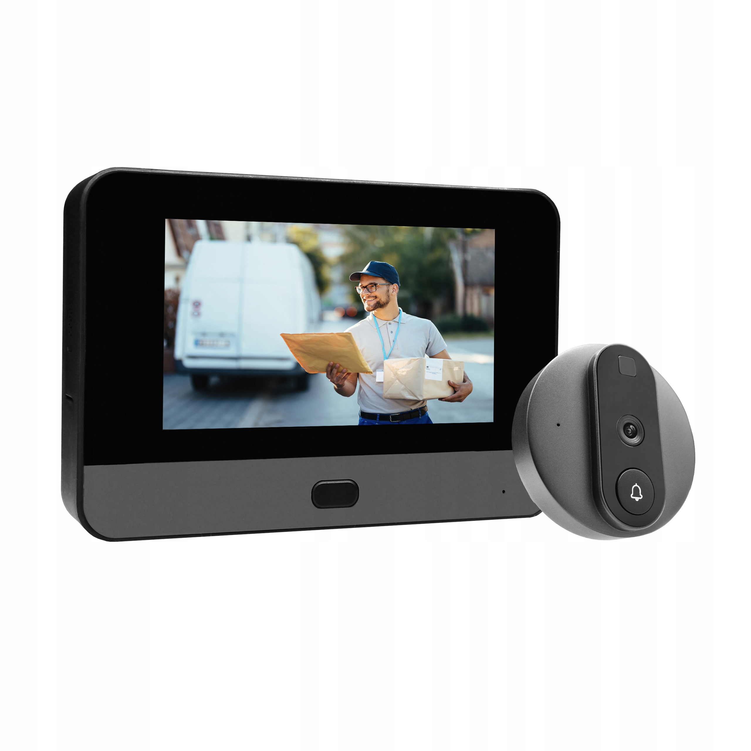 Kukátko Na Dveře S Kamerou Monitor Wifi Náhled Na Aplikaci Tuya Smart Home