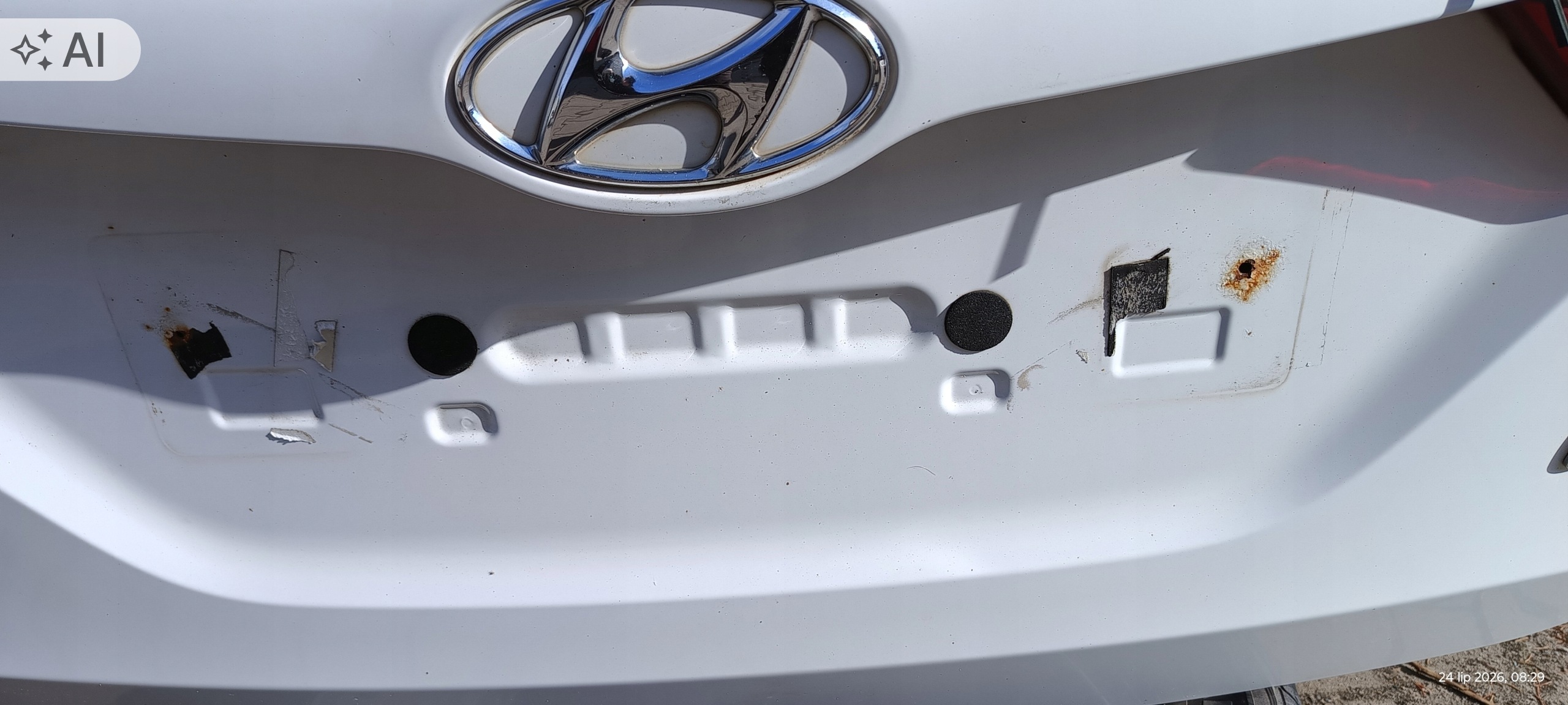 HYUNDAI IX20 boot door rear complete boot TCW 2010