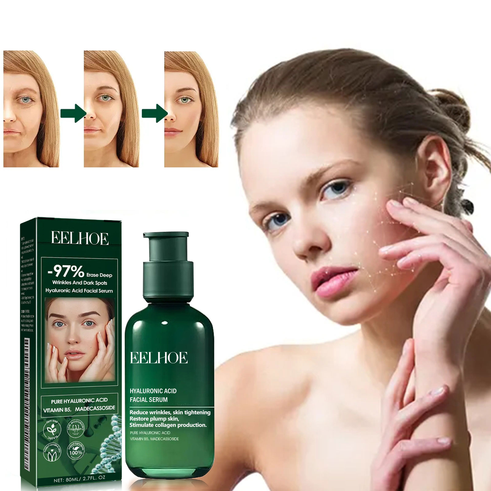2XSkin Firming Rejuvenating Serum, Pleťové zpevňující sérum na obličej na krk, pleť