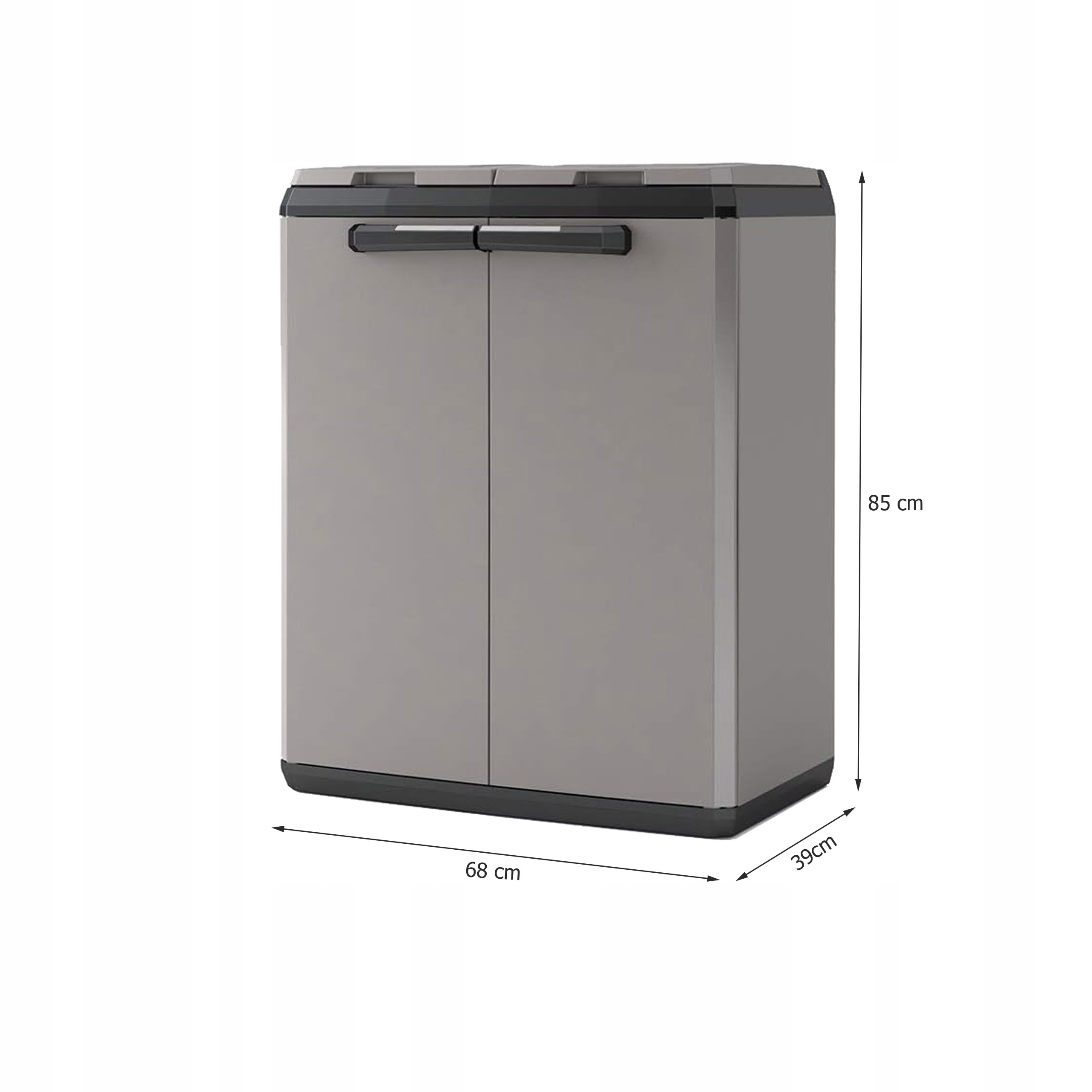 KOSZ NA ŚMIECI SZAFKA POJEMNIK DO SEGREGACJI ODPADÓW KETER SPLIT BASIC 220L Marka Keter