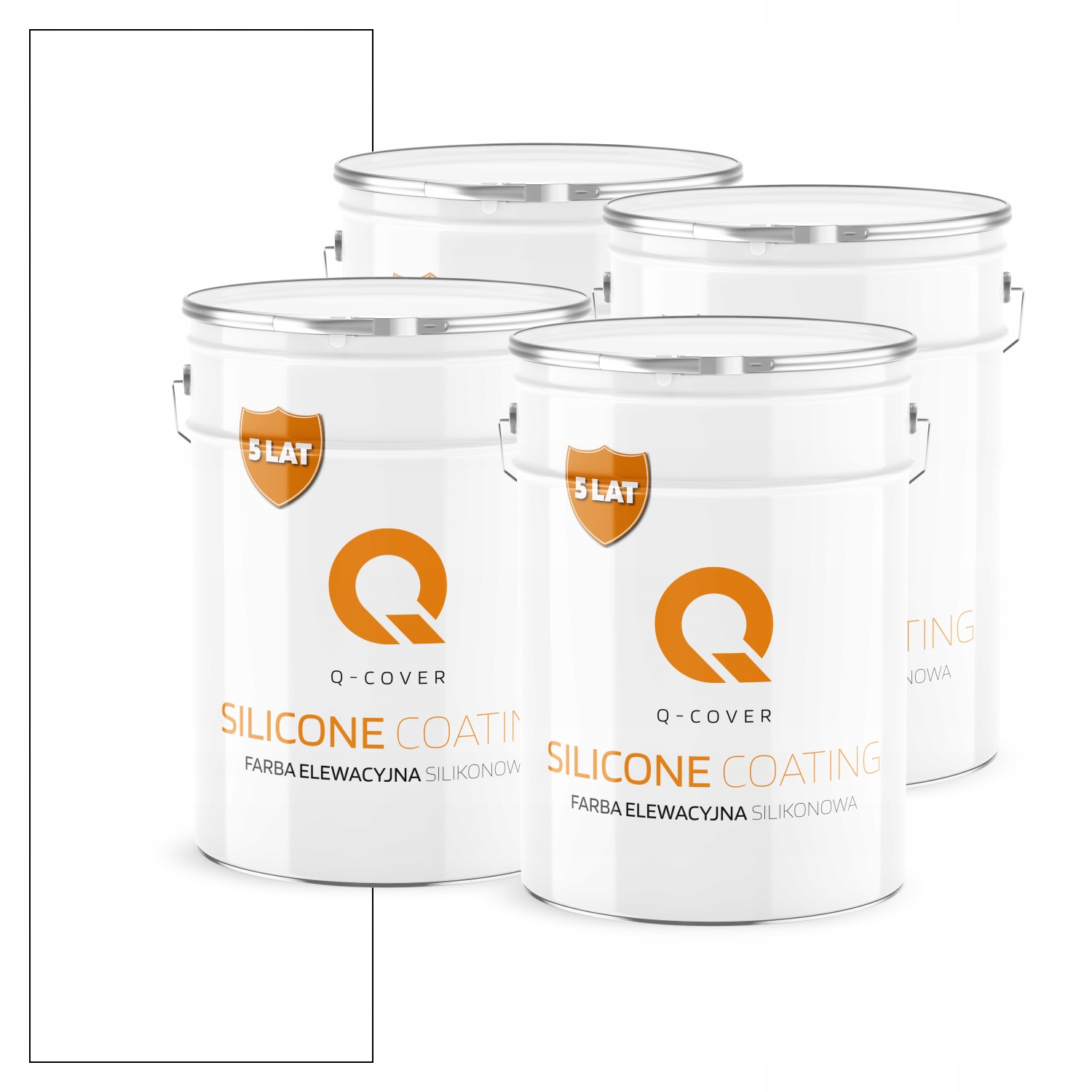 Fasádna farba Fasádová 10L Silikónová Uv farba Biela Snežná