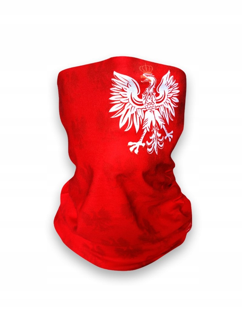Komin Chusta Rower Bieganie Czerwony Polska nordic
