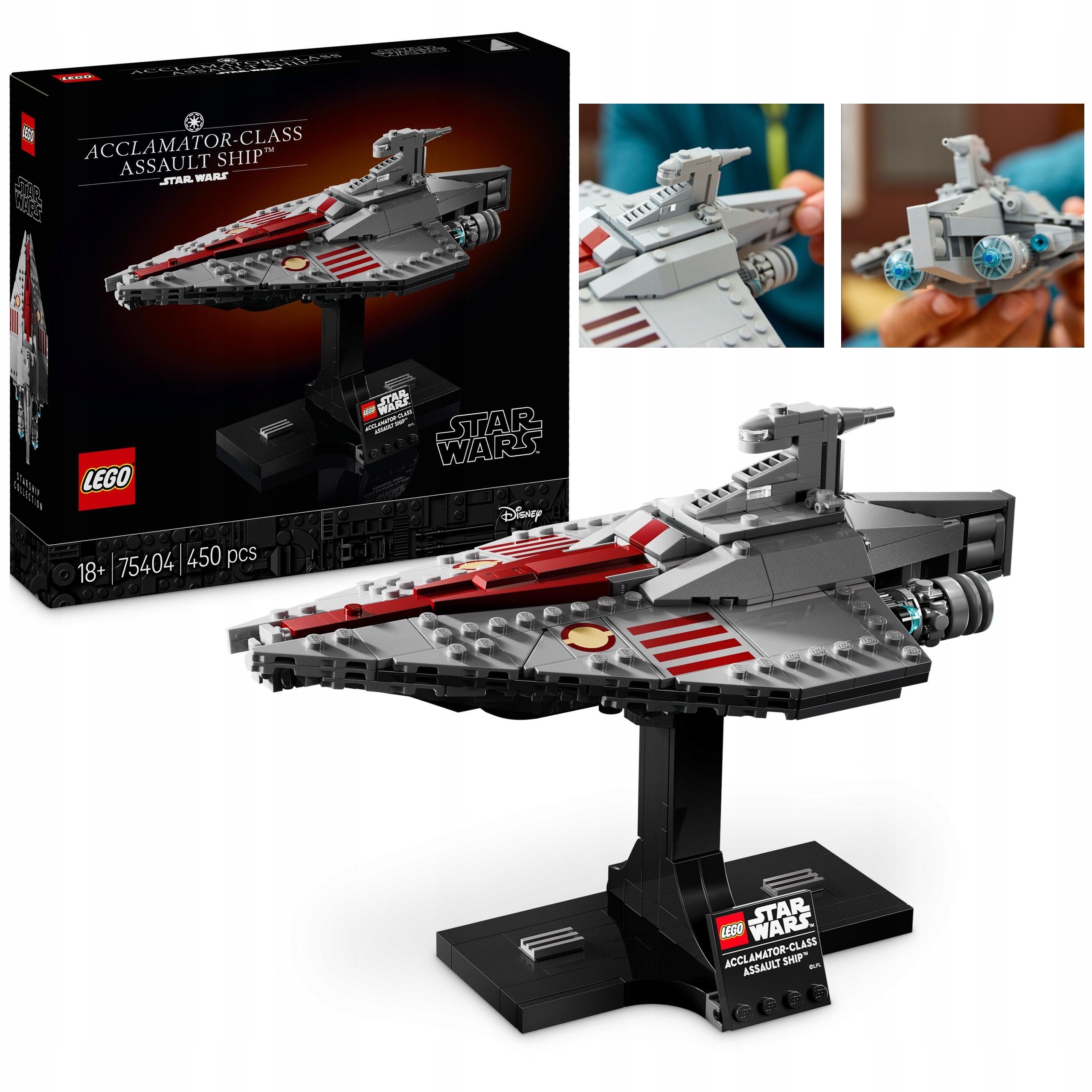 LEGO STAR WARS 75404 KRĄŻOWNIK SZTURMOWY TYPU ACCLAMATOR + KATALOG W PDF