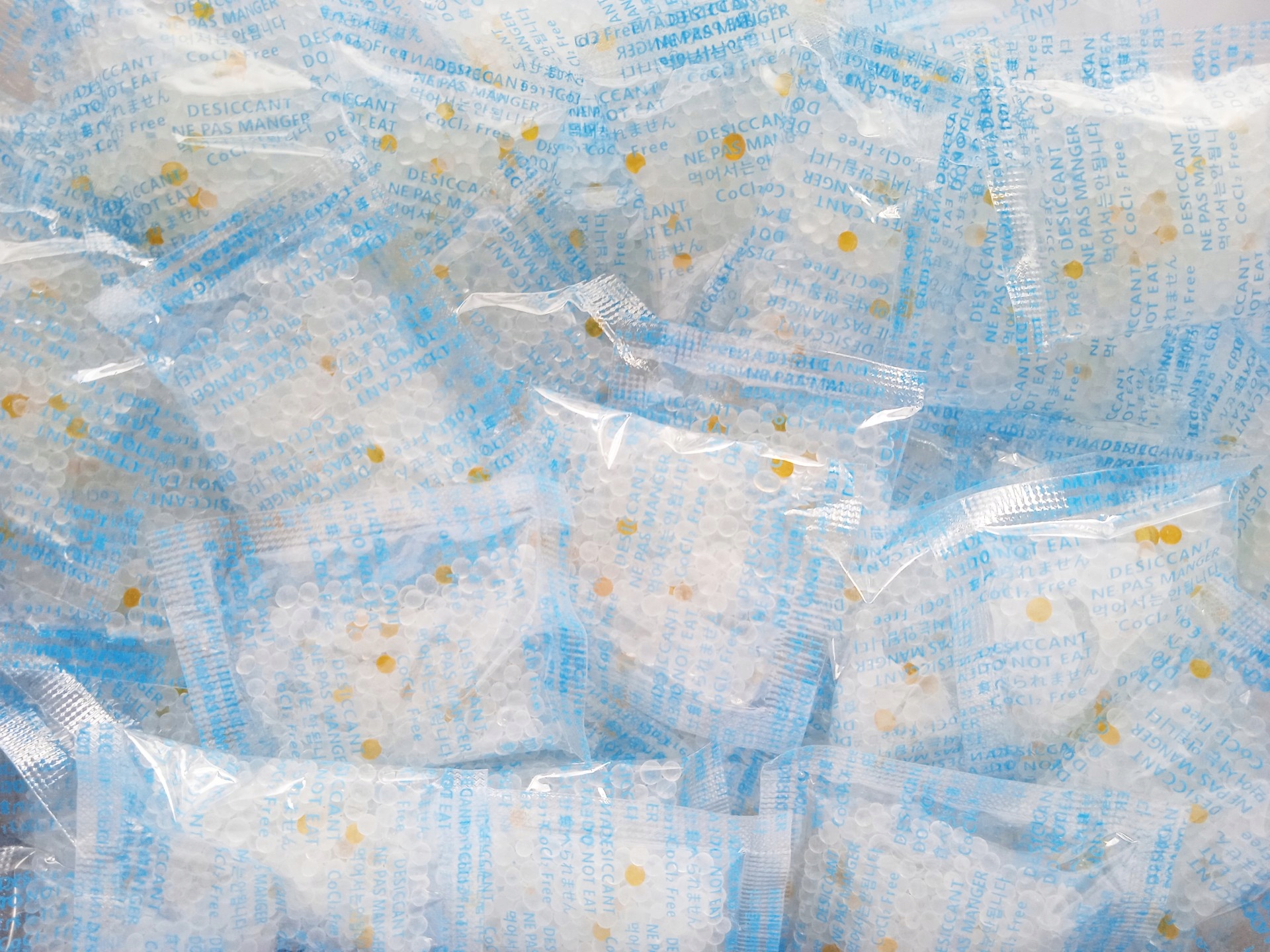 Premium Silica Gel 1000x5g Oranžový kremíkový gél Pohlcovač vlhkosti