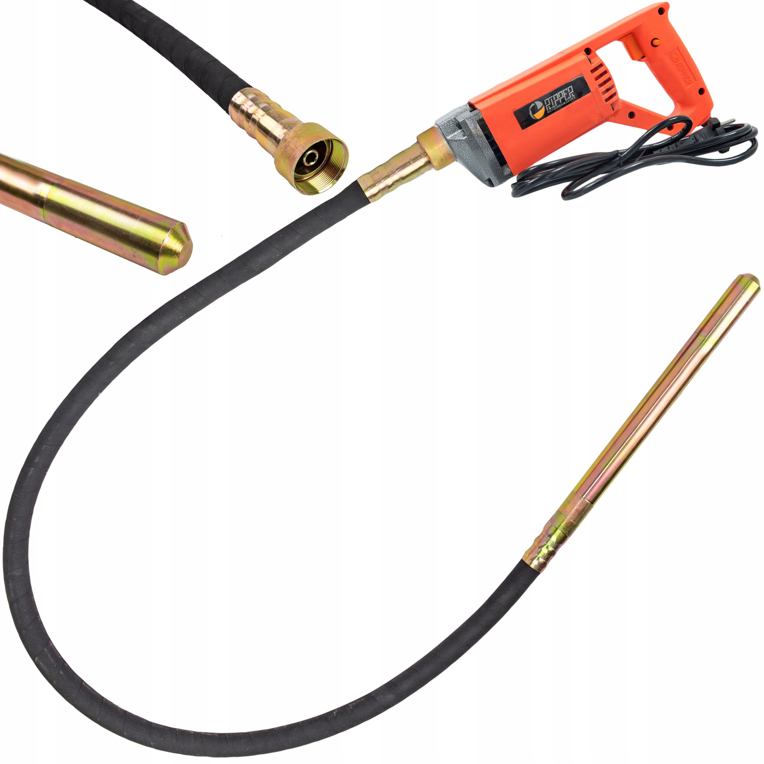 Vibrátor do betonu Mp 1300 W 4500 ot/min