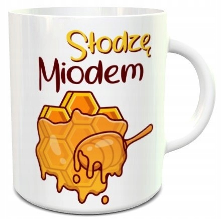 

Kubek pszczelarza Słodzę Miodem 330ml