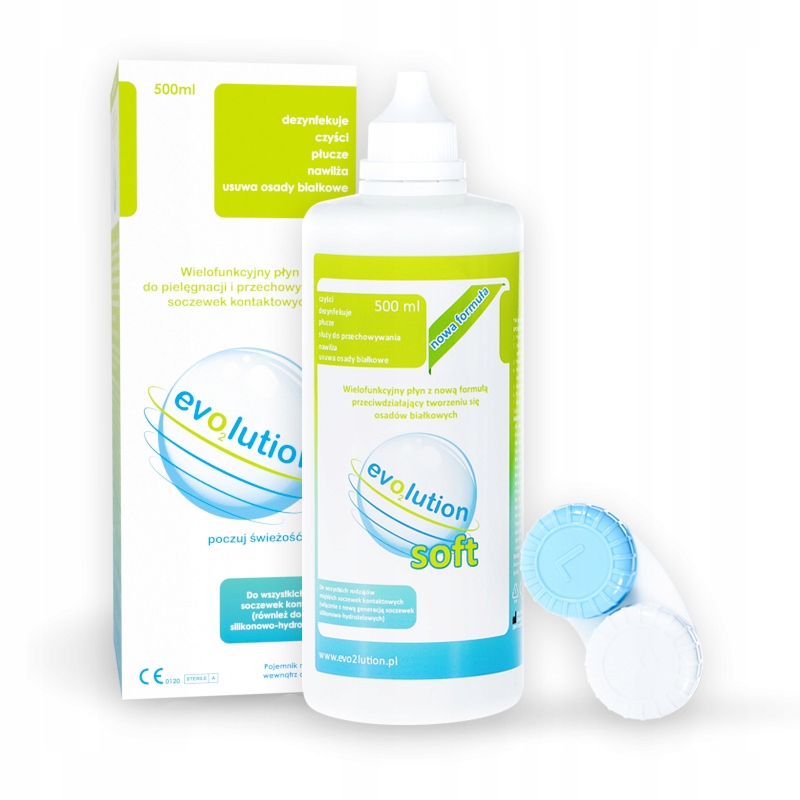 Жидкость для контактных линз evO2lution soft 500 мл многофункциональная