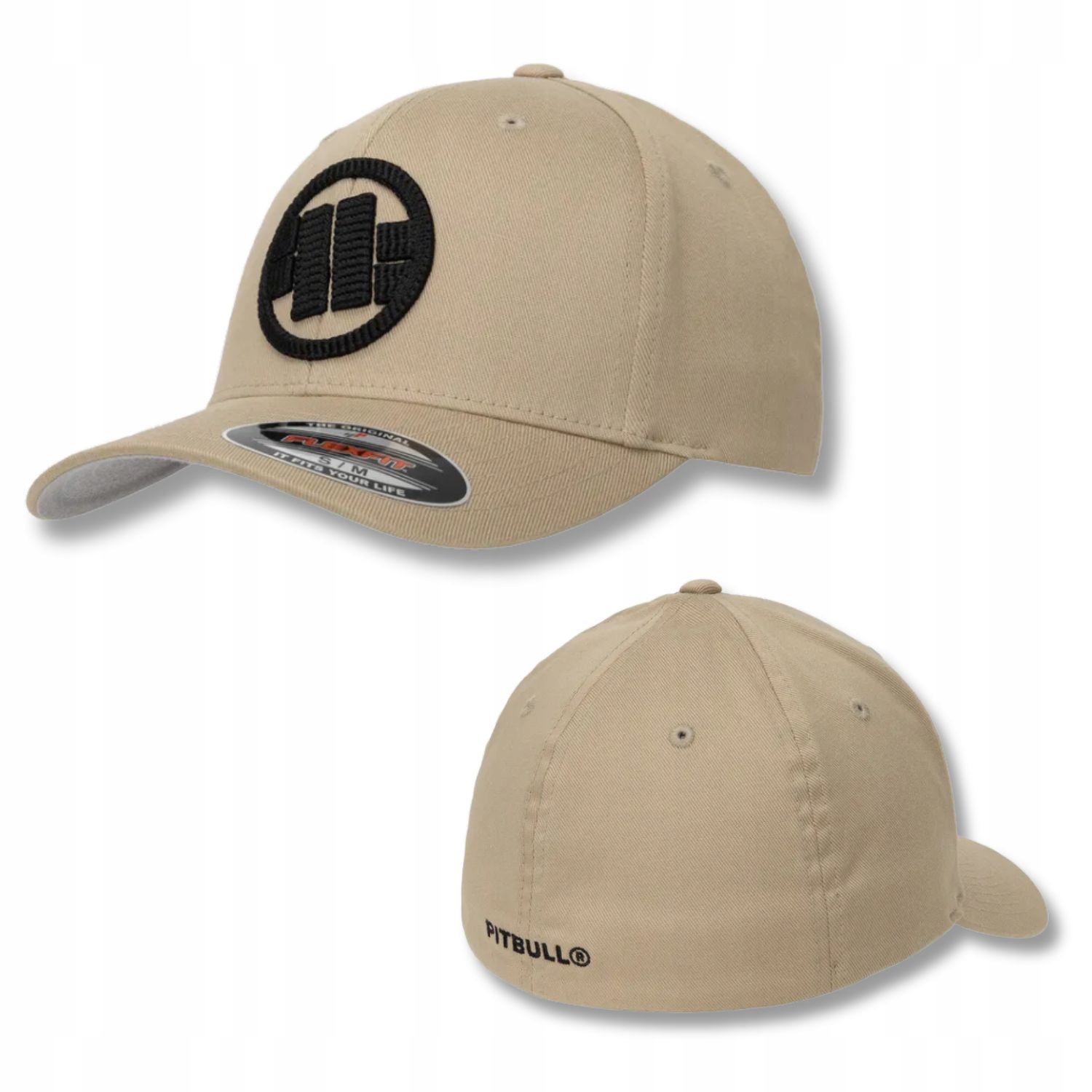 Kšiltovka Pitbull Full Cap 3D Logo Výšivka Zahnutý kšilt