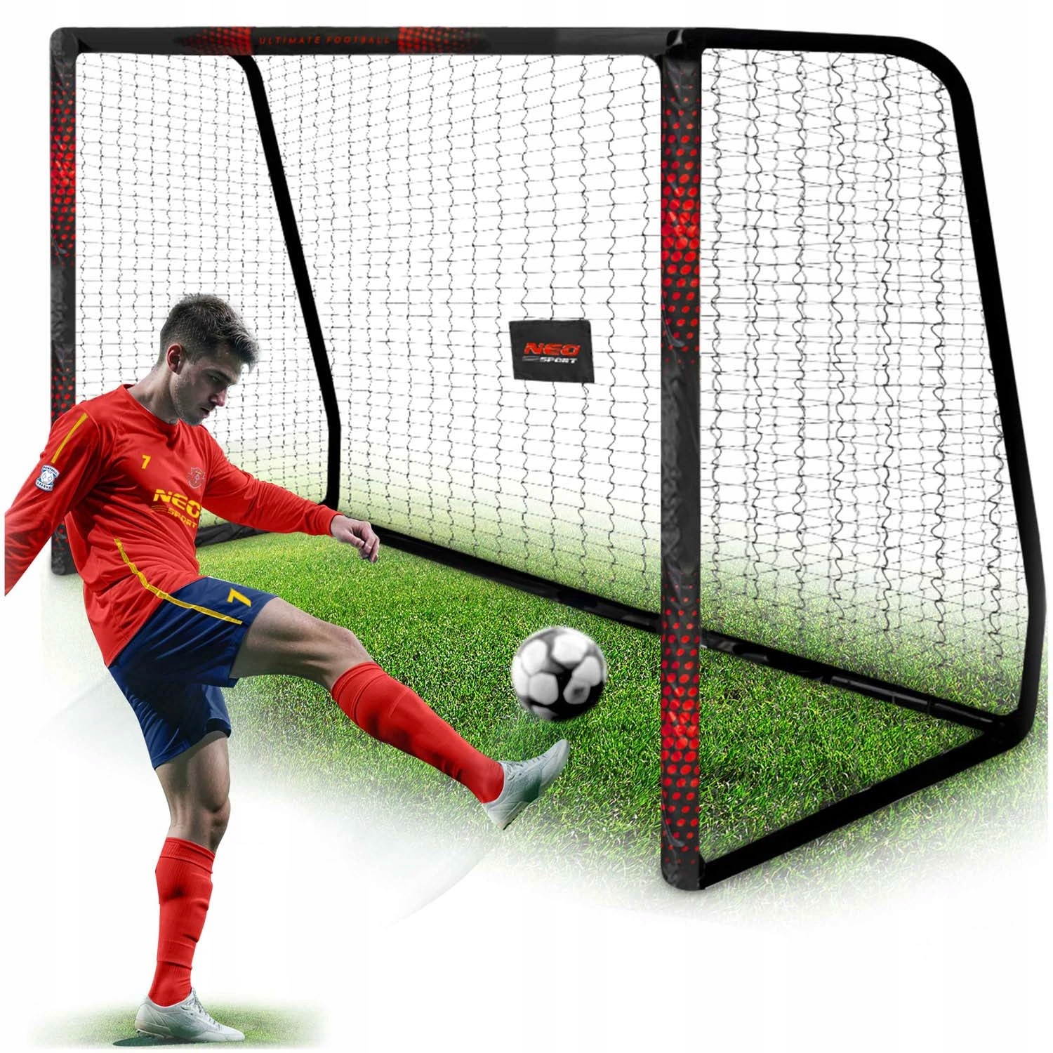 Velká Fotbalová Branka Na Fotbal 300x200x120 cm Ocelová Neo-sport