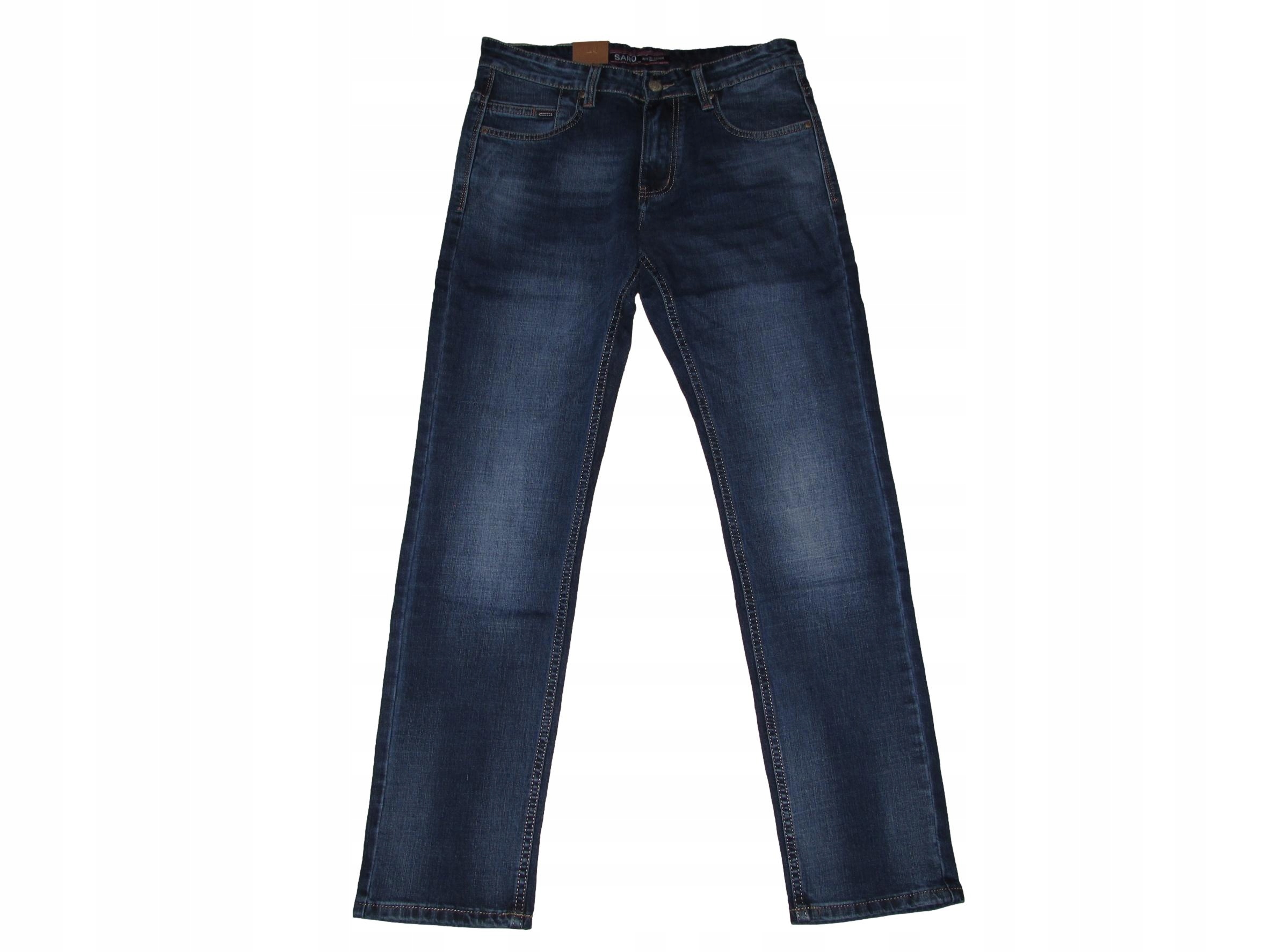 

Spodnie męskie jeansy przetarte W35 L32 88-90 cm