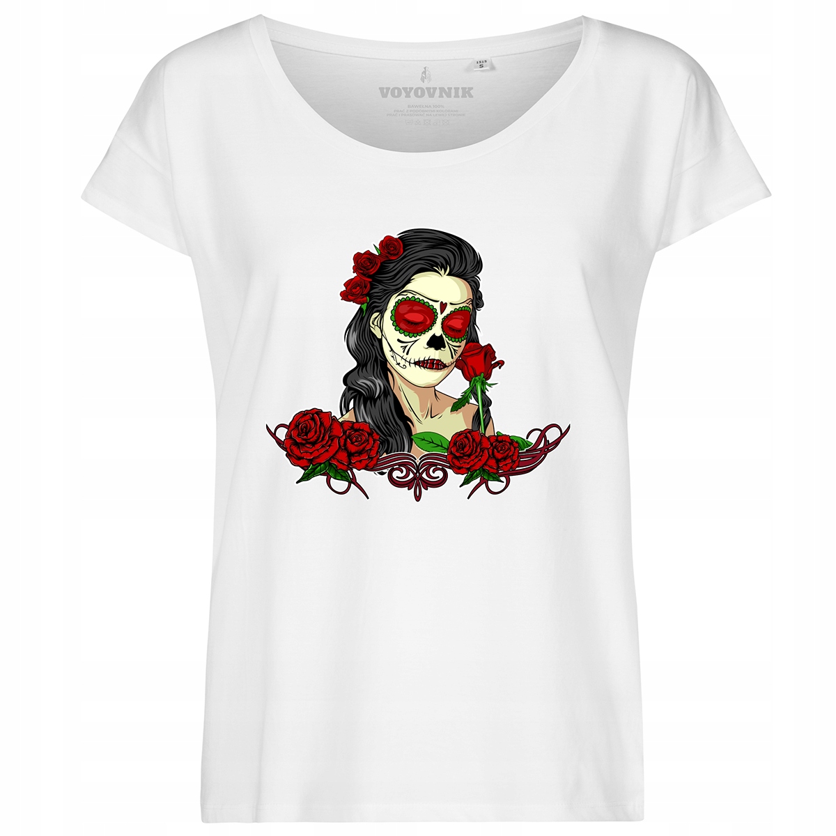 

Koszulka T-shirt Voyovnik La Santa Muerte biała Xs