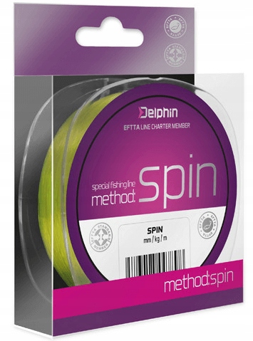 Żyłka spinningowa Delphin Ms 300m żółta 0,18mm