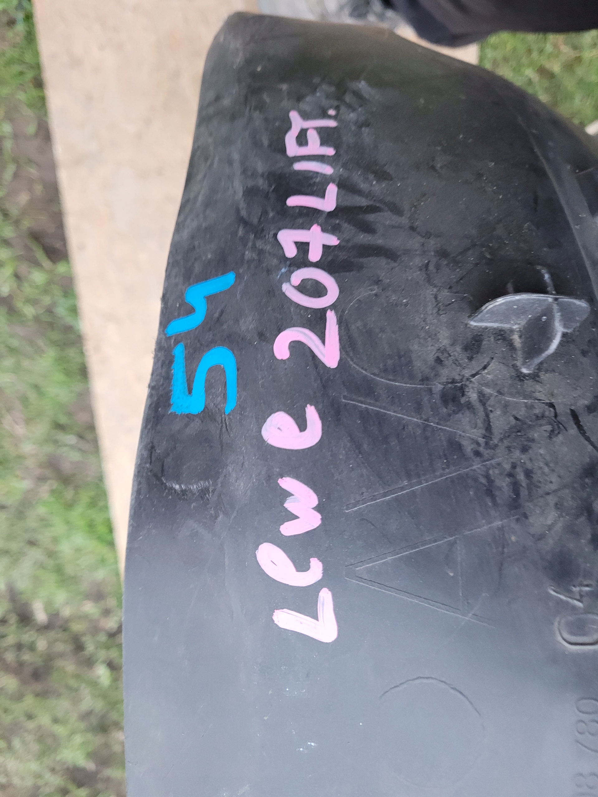 mudguard front front left PEUGEOT 207