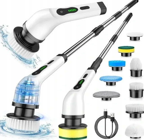 Levně Elektrický kartáč na podlahu, na drhnutí, na stěny/stropy New