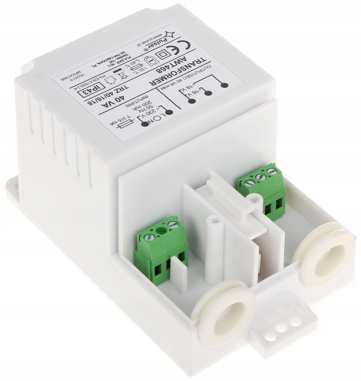 Transformator TRZ 40VA/16V/18V AWT468 Pulsar Kod producenta AWT468