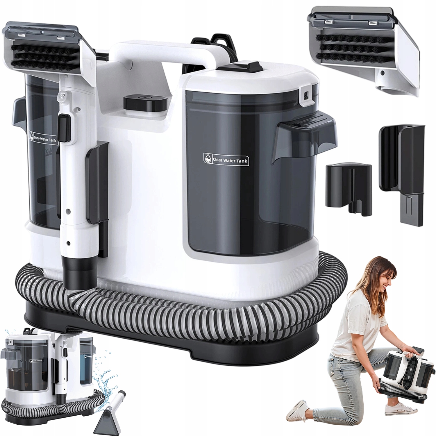 Vysavač 450 W S Hadicí 150 CM Pro Čalounění A Koberce