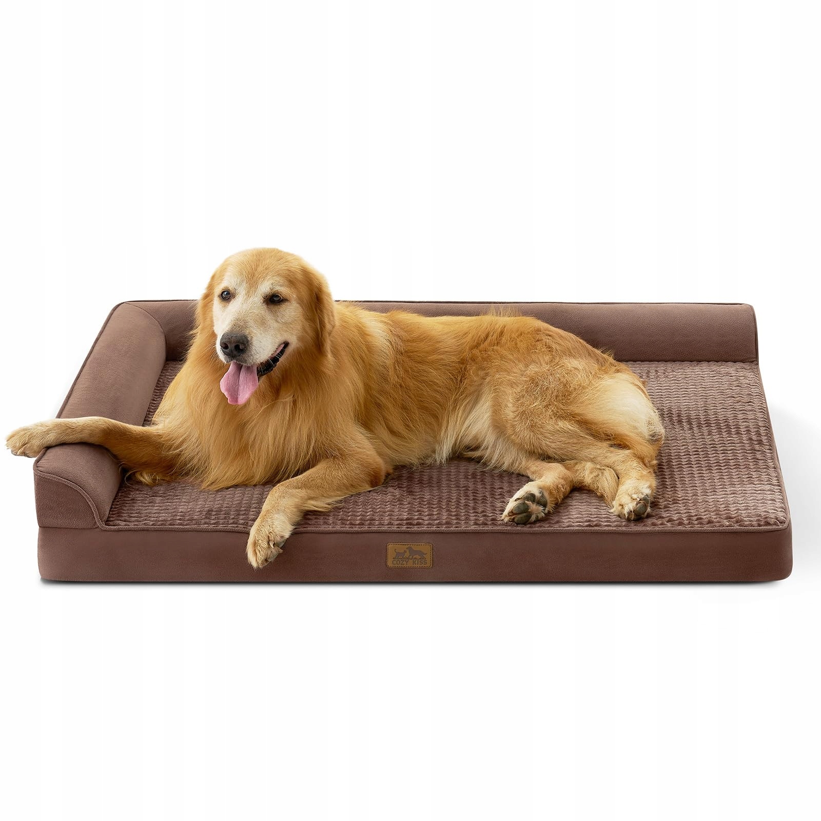 Levně Cozy Kiss Pelíšek pro velké psy XXL, voděodolné, hnědé