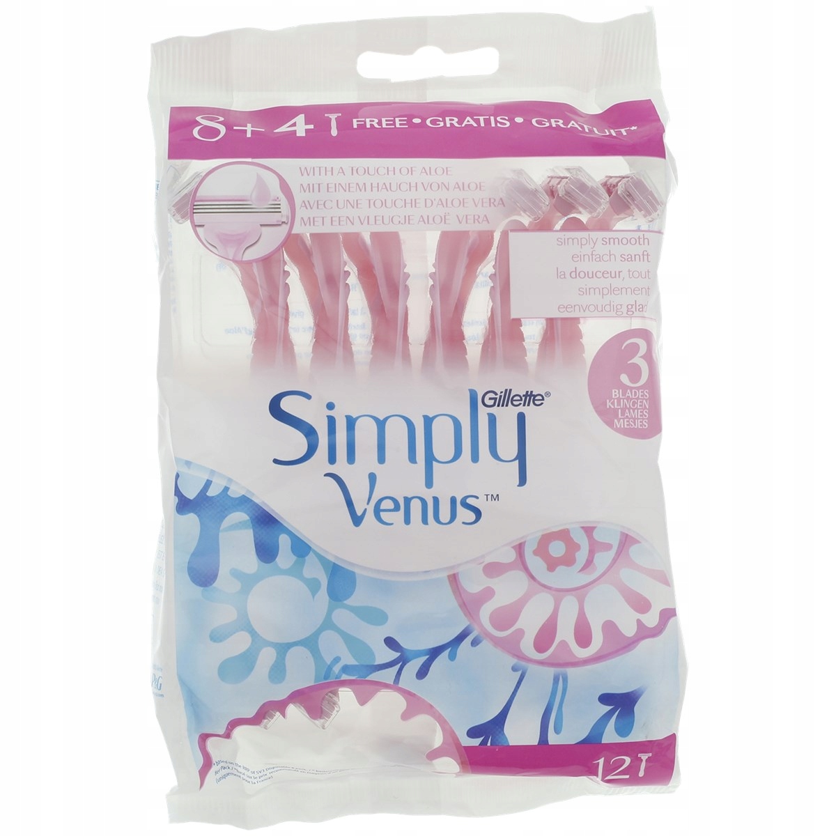 

Maszynka jednorazowa Simply Venus Gillette 12 szt