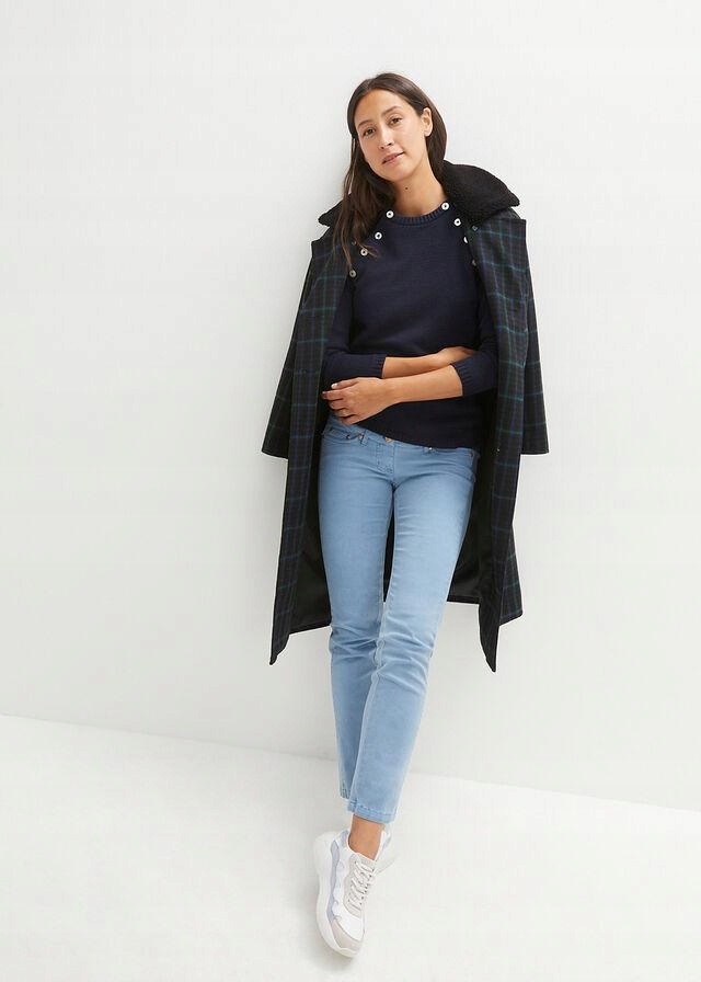 GRANTOWY SWETER CIĄŻOWY __32/34 Płeć kobieta