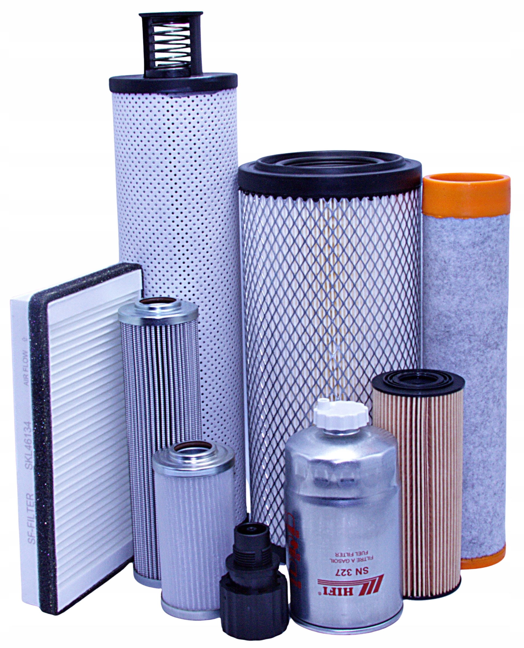 Filtry Linde H25D, H 25 D – od č. řady H2X392A00100 – sada.