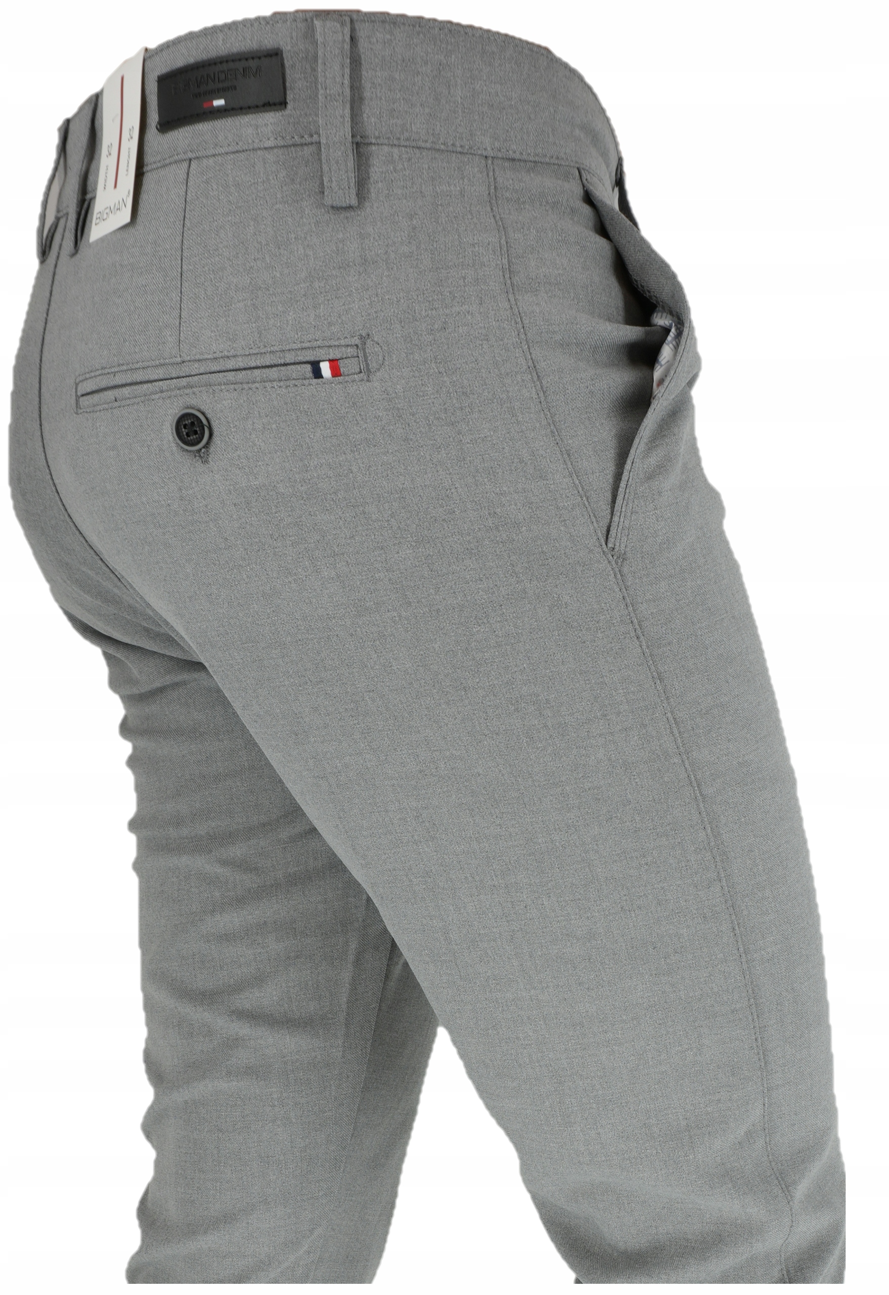 Spodnie Wizytowe Szary R2346 L32 W36