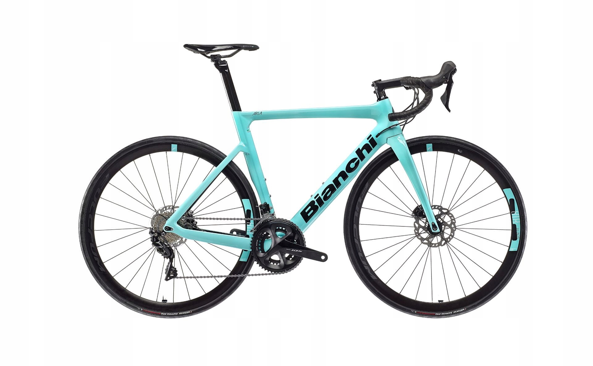 Rower szosowy Bianchi Aria Aero Disc 105 Celeste/Black Full Glossy [Rozmiar