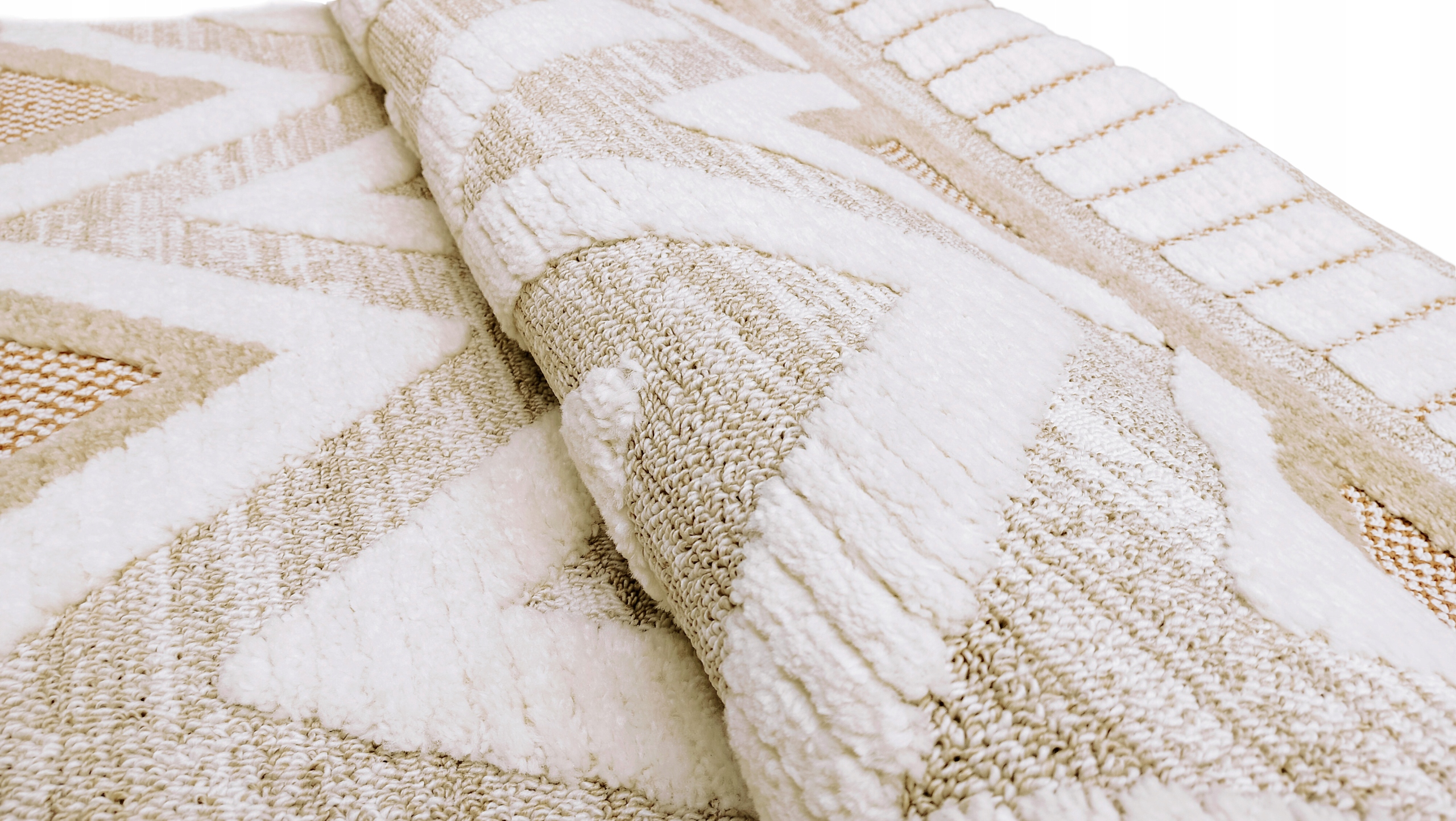 DYWAN 80x120 BOHO BERBER DO SALONU SYPIALNI BEŻOWY KREMOWY BRĄZOWY Kolor beżowy biały kremowy odcienie brązowego