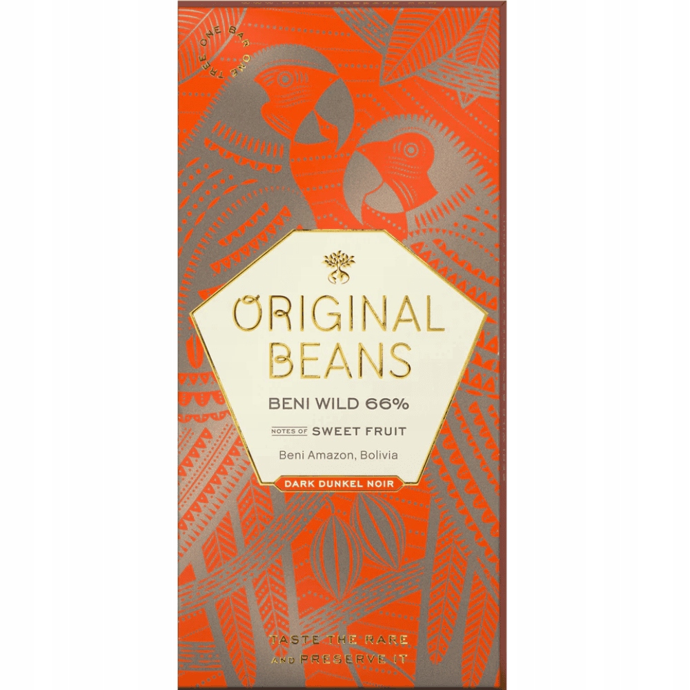 Levně 2x Original Beans tmavá čokoláda Beni Wild 66% 70 g