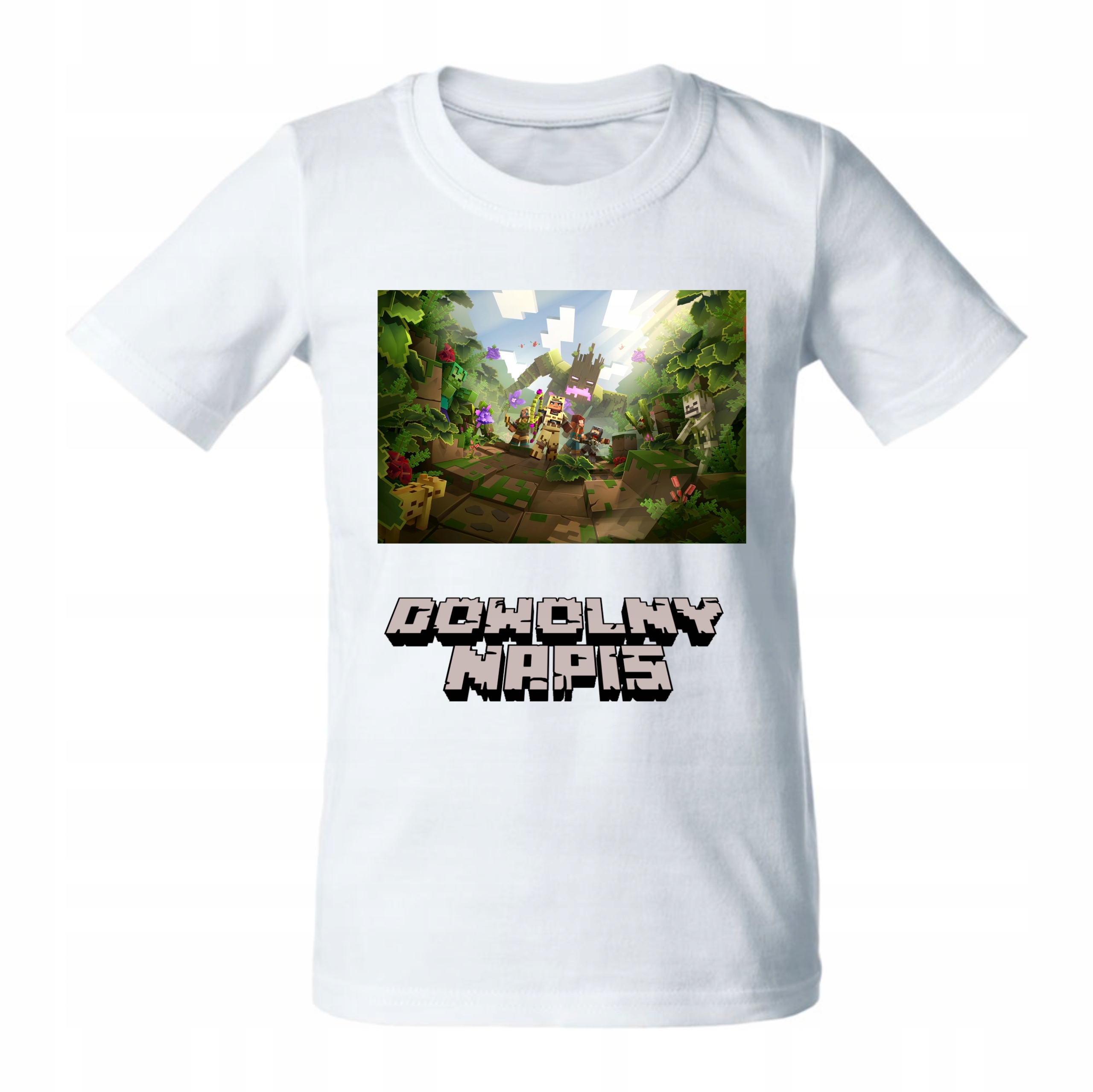 

Koszukla z motywem Minecraft z Twoim Napisem 128