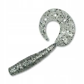 Twister DRAGON DIVER 5cm CLEAR silver/black glitte 1szt.