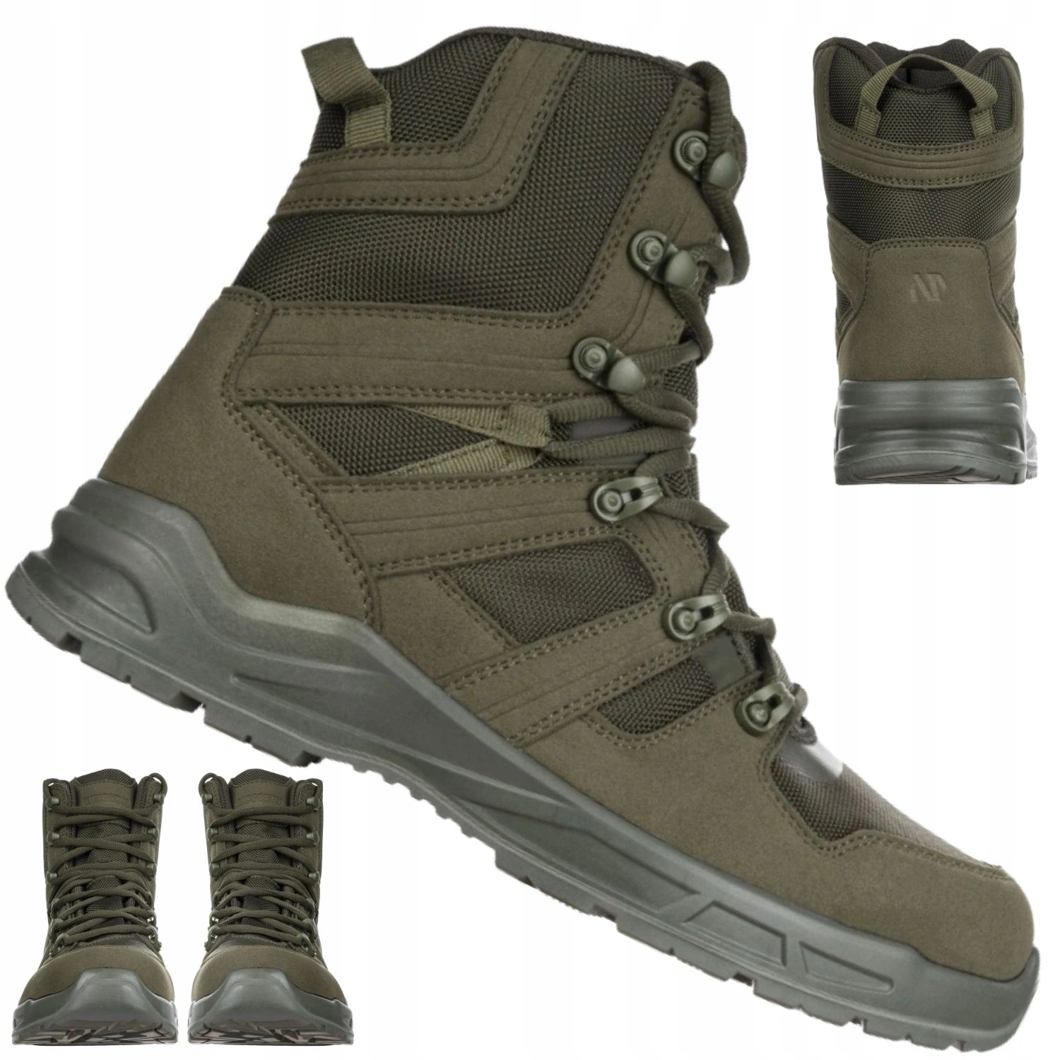 Buty taktyczne militarne wysokie leśnik Bennon Condor O2 khaki 42