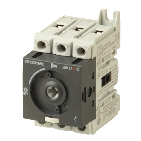 Izolační Odpojovač 0-1 3P 32A TS-35 Socomec Sirco M1 3P 32A 22003003