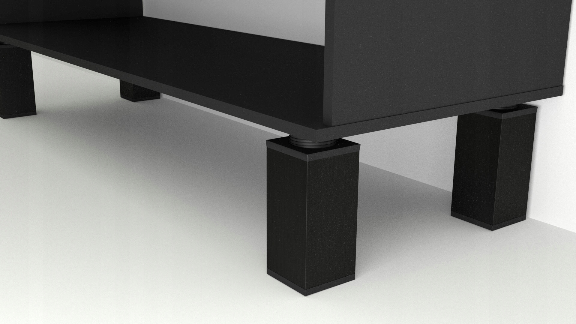 4x NOGI MEBLOWE 25cm NÓŻKI DO MEBLI Z REGULACJĄ ALUM. STOPKA SZAFKI KOMODY Marka ATM